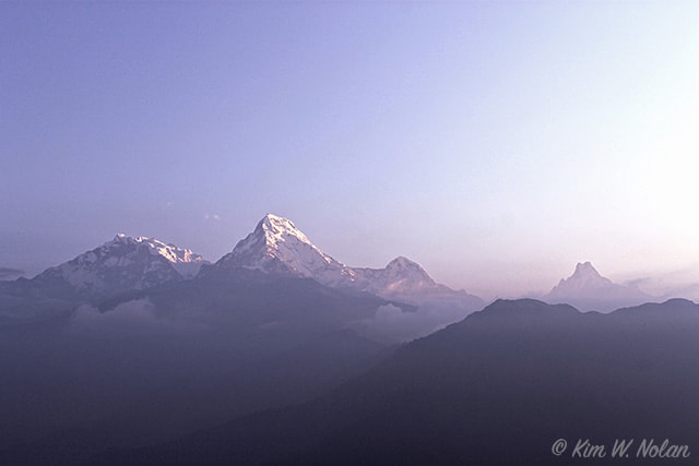 mountain photography, himalayas, sunrise, Nepal, Annapurna